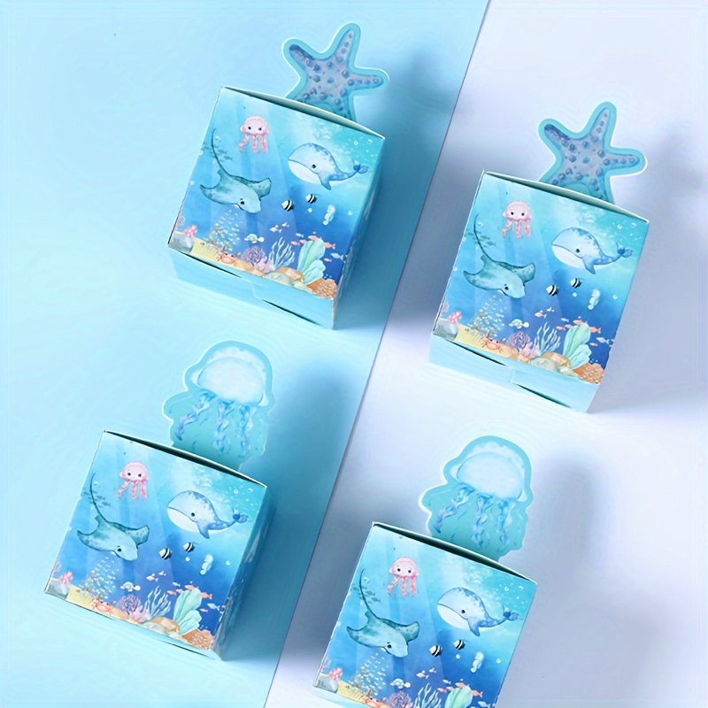 

24pcs Marine & Dinosaur Themed Candy Boxes - Perfect For Birthday, Baby Shower & Party Favors | 3d Cartoon Animal Snack Packaging | Versatile Decor For Halloween, Christmas, Thanksgiving
