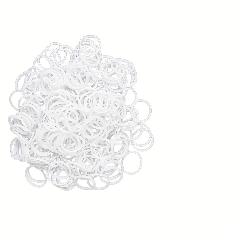 TEMU Kit per creazione di gioielli a da 602 pezzi, 21 colori, elastici monocolore, set fai da te per braccialetti e elastici per capelli, forniture