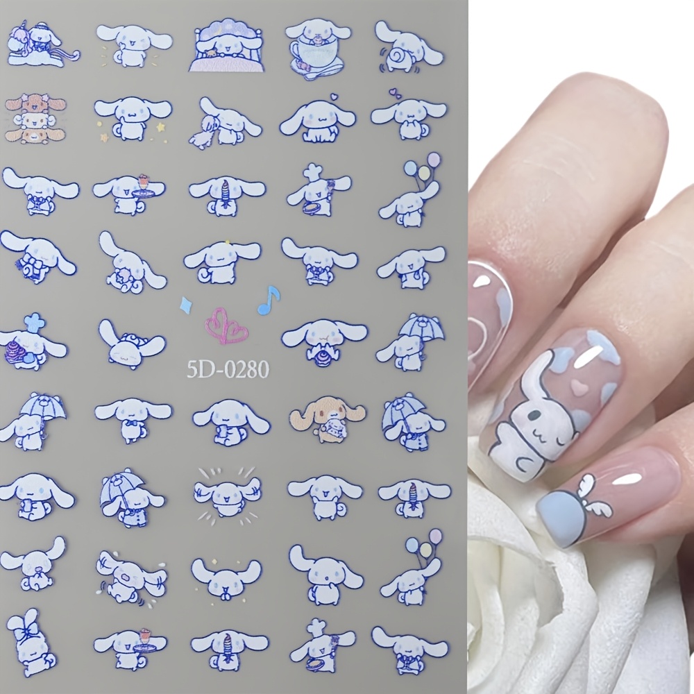 1pc 5d Cinnamoroll Cartoon For Nail Art Sticker For Decorating For Nails