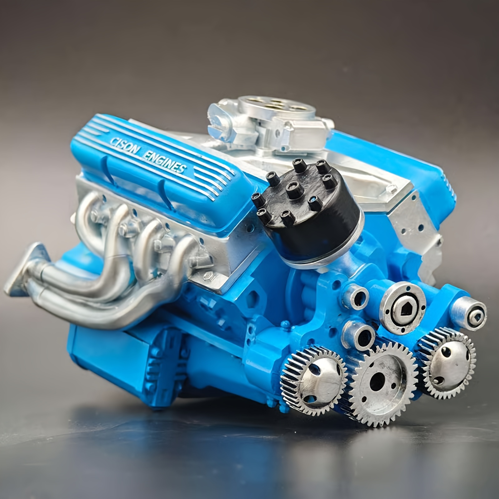 汽油顶置气门 v8 发动机套件、  汽油顶置气门 v8 小型发动机模型套件、迷你 v8 模型发动机套件、为成人打造您自己的 v8 模型发动机 详情 3