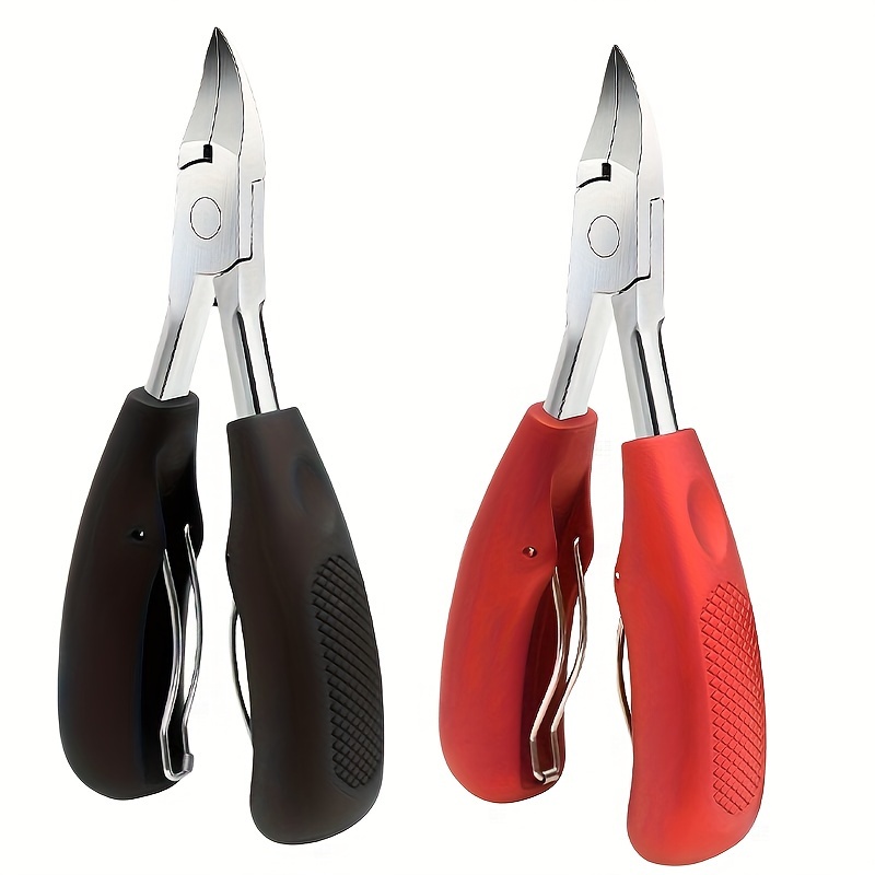 

2pcs Classic Stainless Steel Nail Clippers Set, Blade Edge, Oil-free, Ideal For & Ingrown Toenails, Manicure & Pedicure Tools