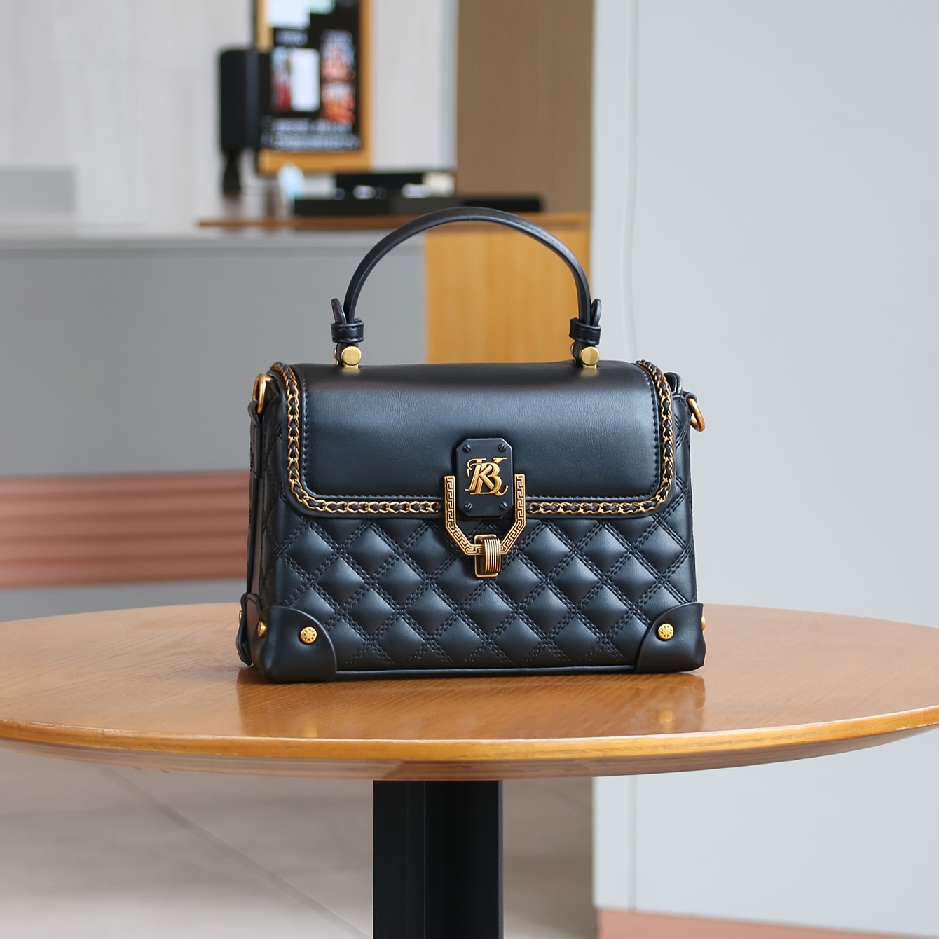 Image of Fashion New 2026 Women' Light Luxury Temperament All-match Ladies Diamond Thread Handbag Stylish Bag Niche Design Shoulder Crossbody Bag