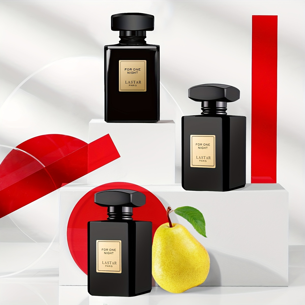 Image of Lastar Light Perfume, A Blend Of Pink Pepper, Coffee, And Vanilla, With A Unique Fragrance, A Cool And Sexy Feeling, Enhancing Charm, Suitable For Daily And Formal Occasions. Set Of 3 Bottles On.