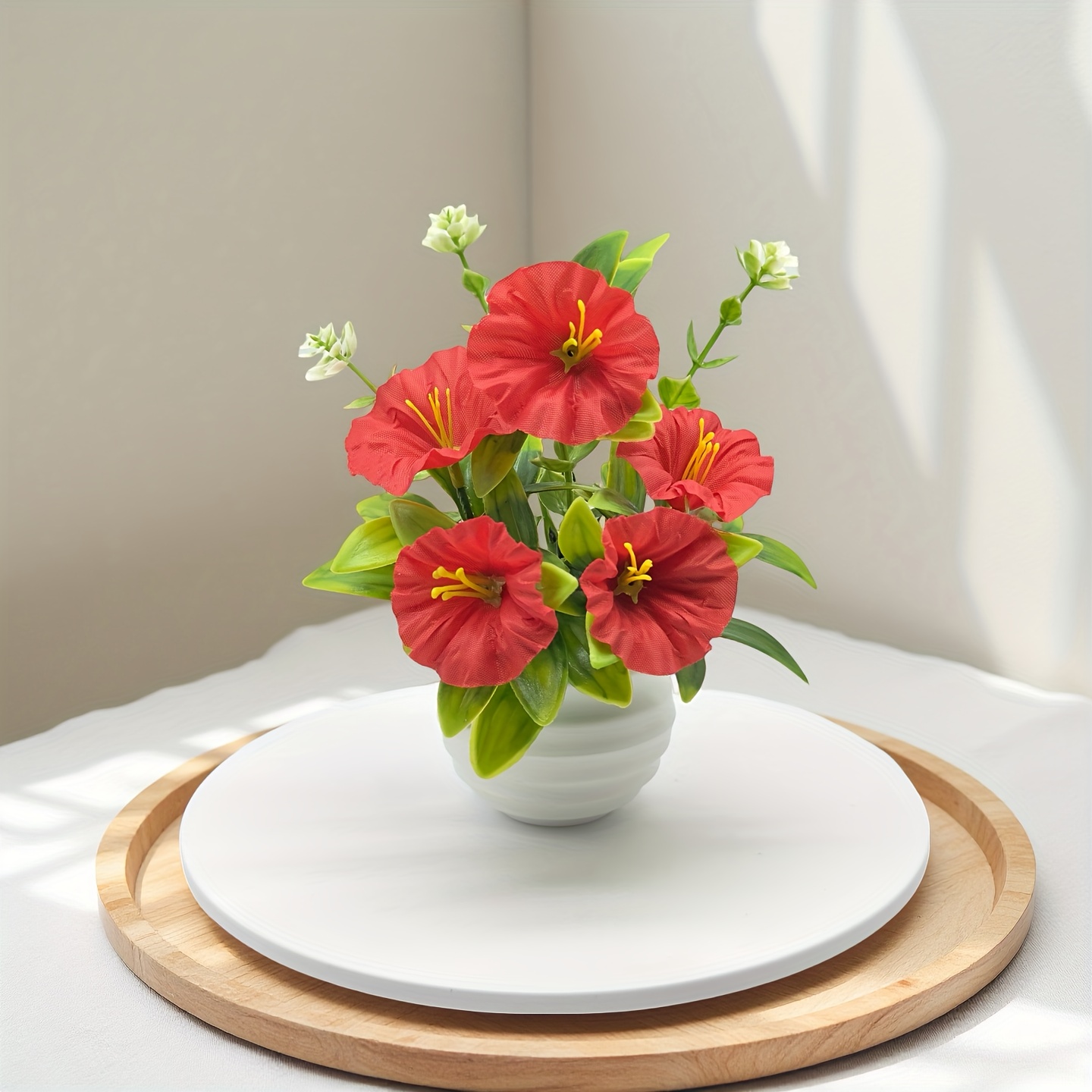 1/6 Set Morning Glory bloemen met pot