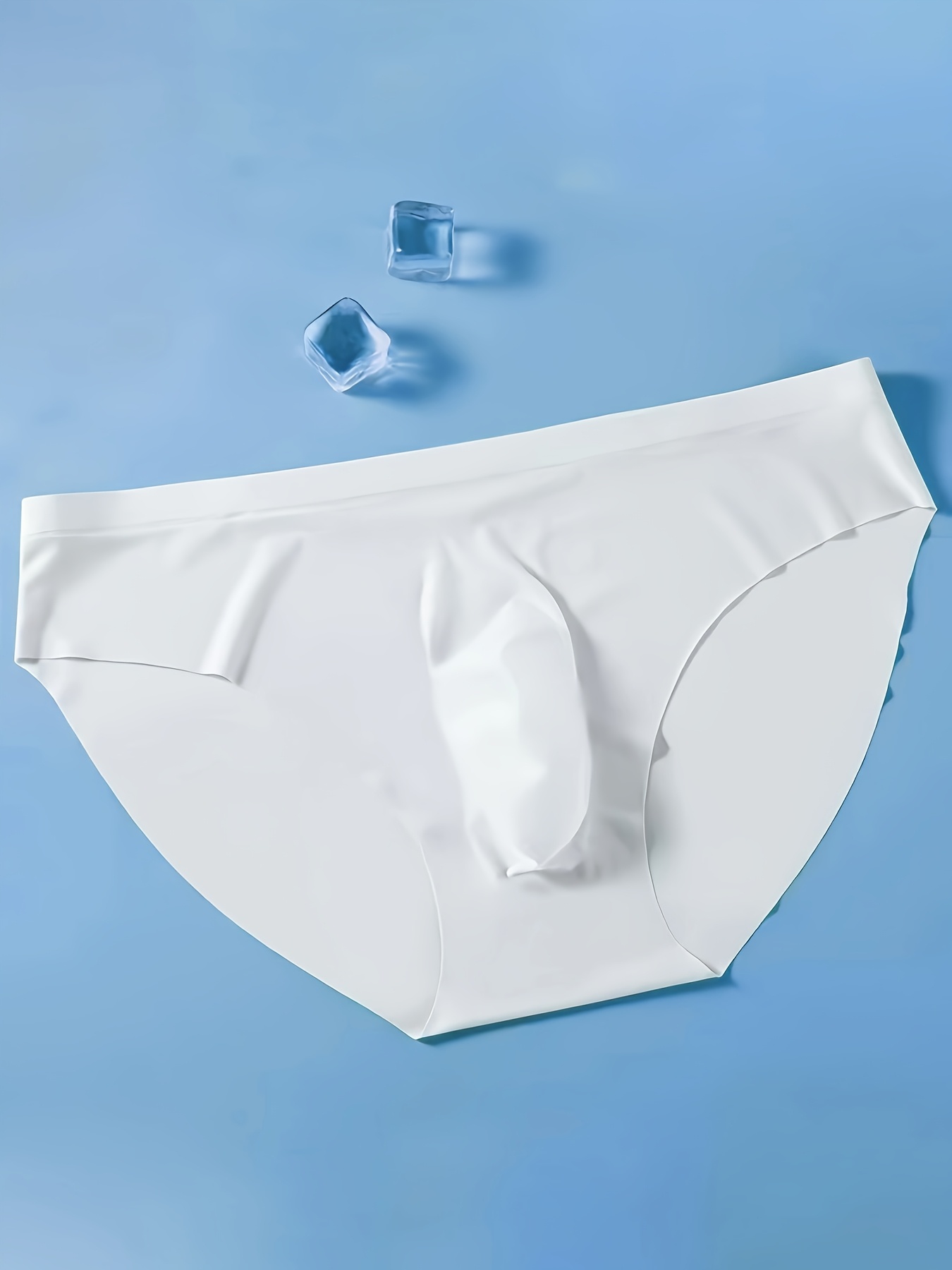 9pcs Men s sexy underwear,  , ultra-thin, quick-drying, breathable. Made of  , with seamless design (black, white, sky blue)Men s gifts