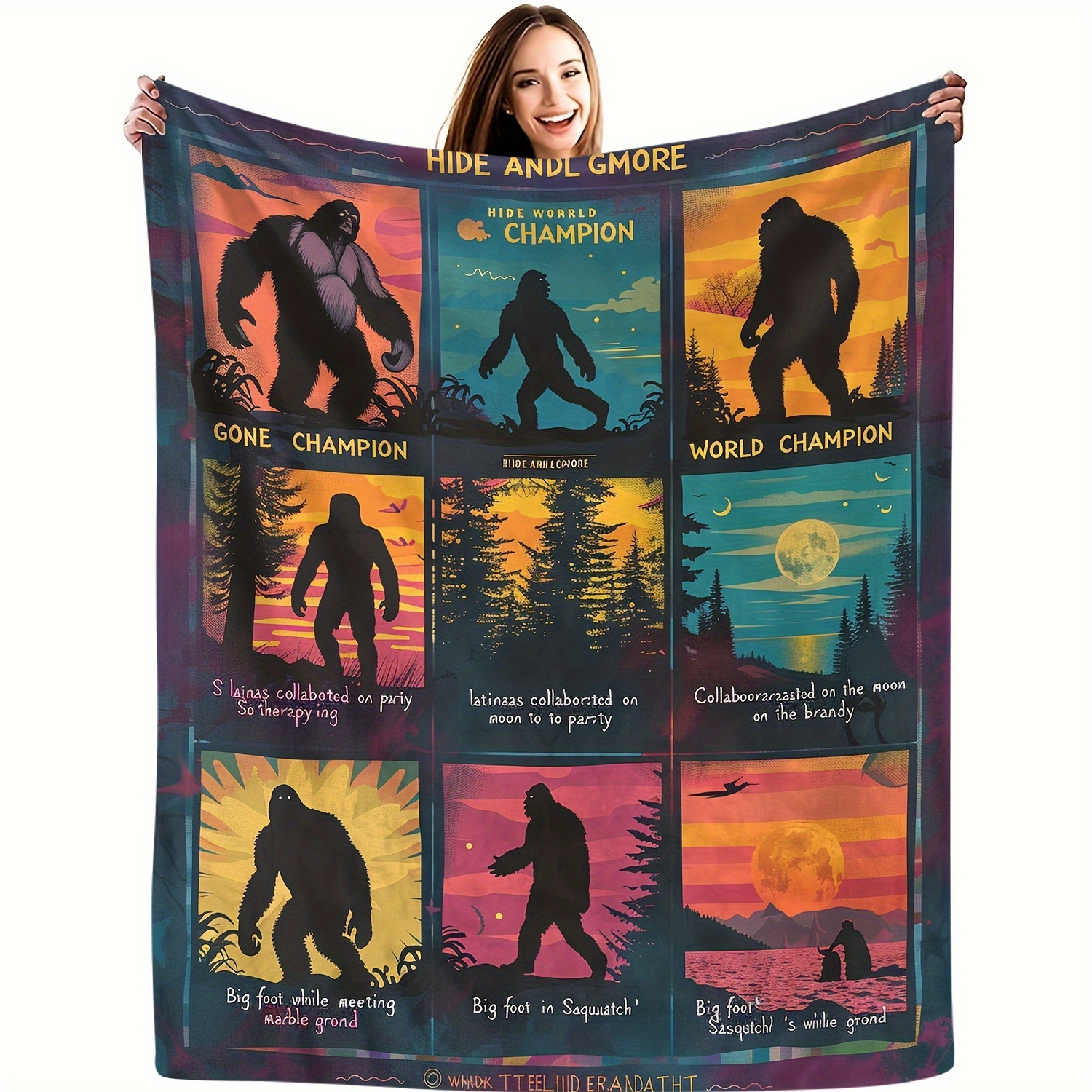 

Bigfoot Blanket, Knitted Polyester Bedding, & , Decor, 200-/m²