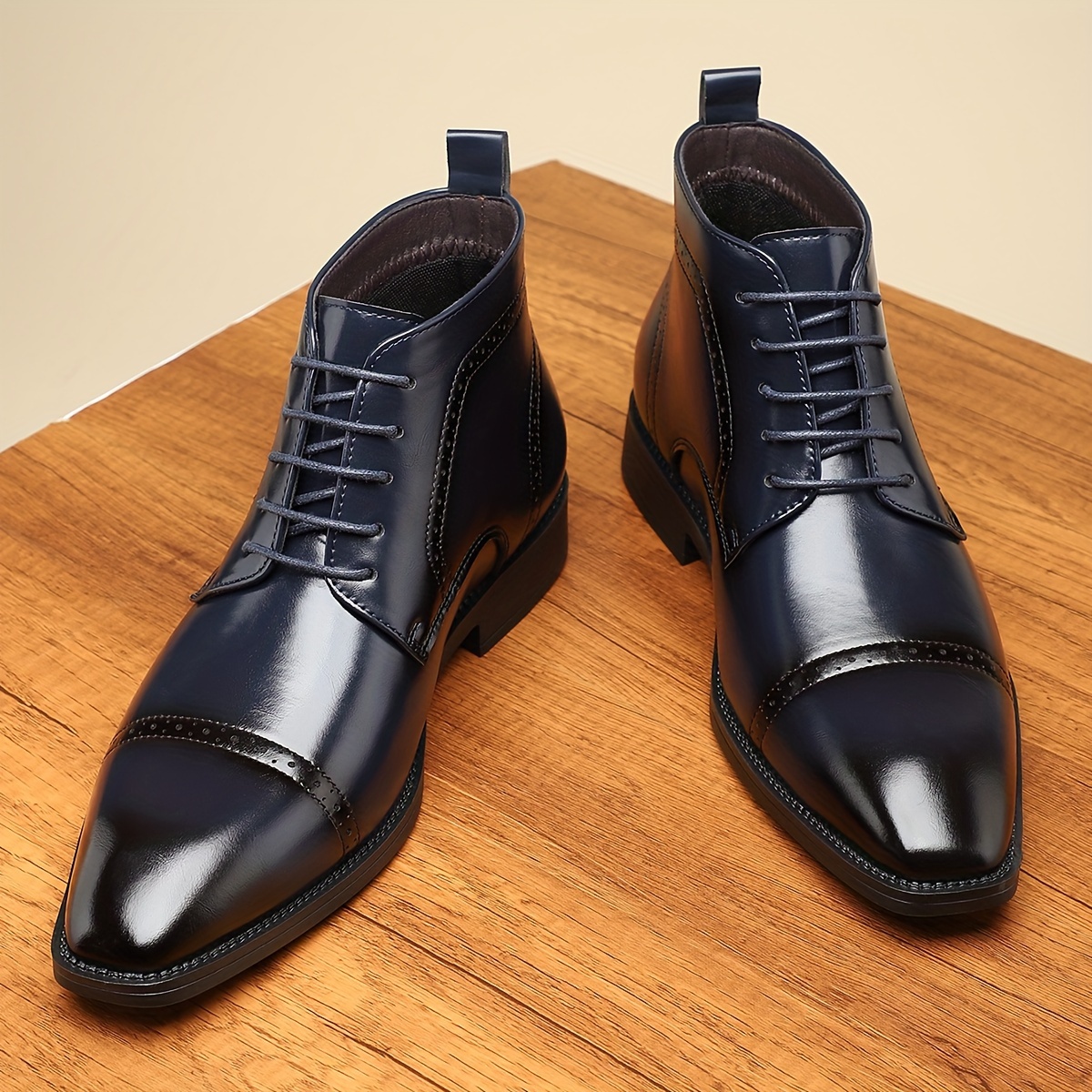 Men's Casual Fashion Ankle Boots - Slip-On, Durable Rubber Sole, Versatile for All Seasons, Leisure Style, Street Style, Fashion Style, Four Seasons