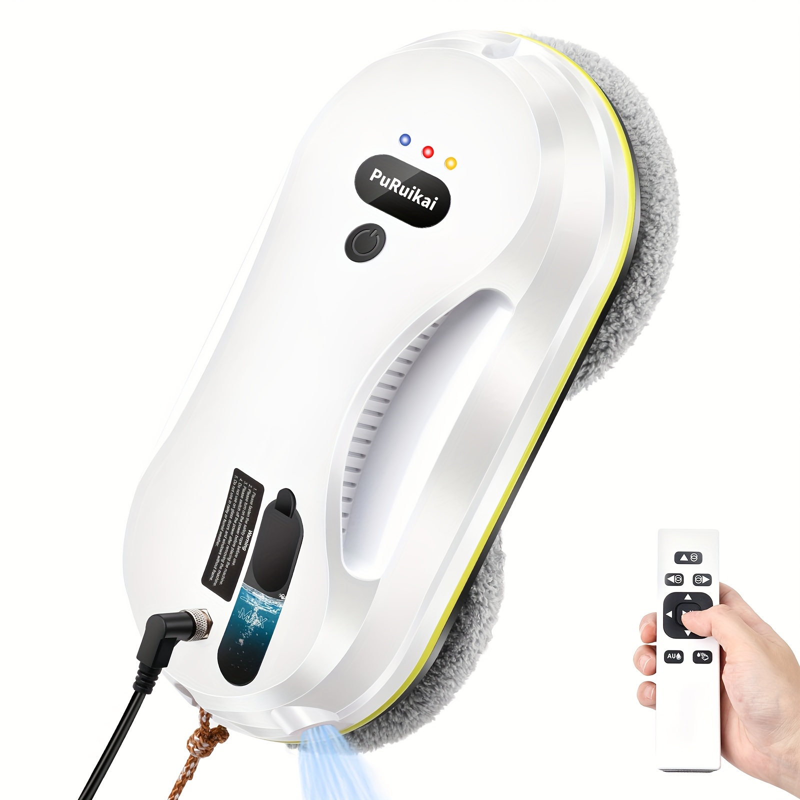 TEMU 09 Black Friday Christmas New Product Christmas New Product Local Warehouse Robot Fully Automatic Window Cleaning Robot Upgraded Water Spray