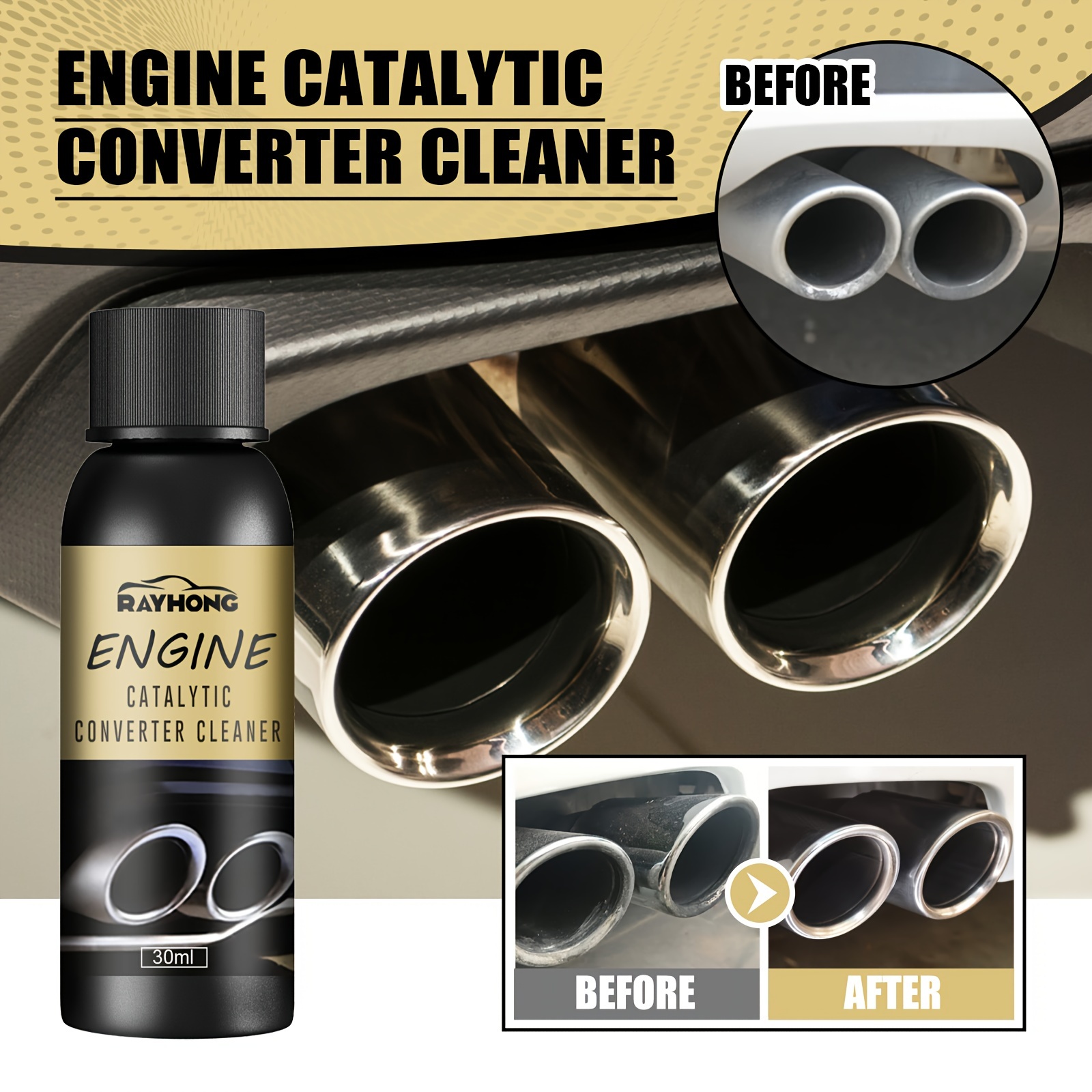 2/3pcs 120ML Car Cleaner Wipes Exterior Car Cleaner Fuel System Cleaner  Engine Catalytic Converter Cleaner For Diesel Car - AliExpress