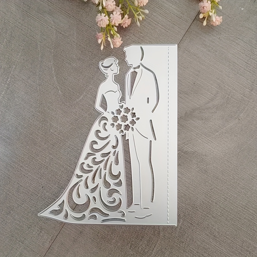 Image of Wedding Handmade Invitation Card Metal Cutting Die Cutting Mold Cutting Knife Mold Gift Box Mold Home Decoration Making Mold Stamping Mold