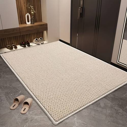 1pc sea modern minimalist non slip mat suitable for doorways thick soft machine washable with pvc backing indoor outdoor floor mat suitable for hallway bathroom bedroom entryway suitable for home decor and floor