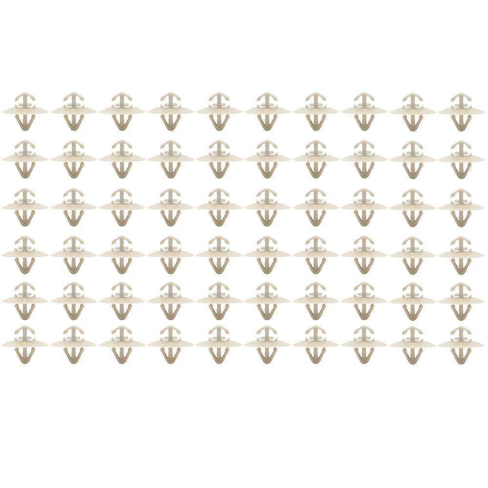 TEMU 60pcs For 1998-2019, 2001-2014, For Interstar For Renault Trafic Master Body Door Lining Lower Rivets & Trim Clips - Part Numbers: 7703077420,