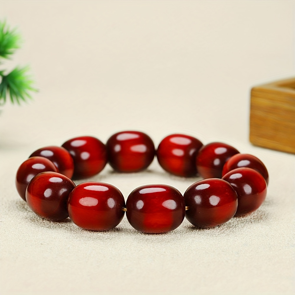 Fashionable Bohemian Oval Bead Bracelet for Men