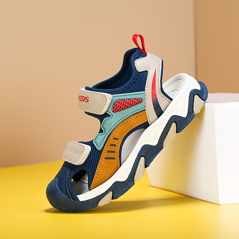 Image of Summer Kids' Sports Sandals, Fashionable Sandals, Outdoor Travel, Beach Wading Shoes, Creek Wading Shoes, Design, Soft Sole, Comfortable Lining