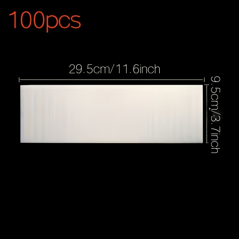 100 Sheets Of Salon Hair Coloring Paper, Professional Highlighting And Sectioning Strips For Hairdressing