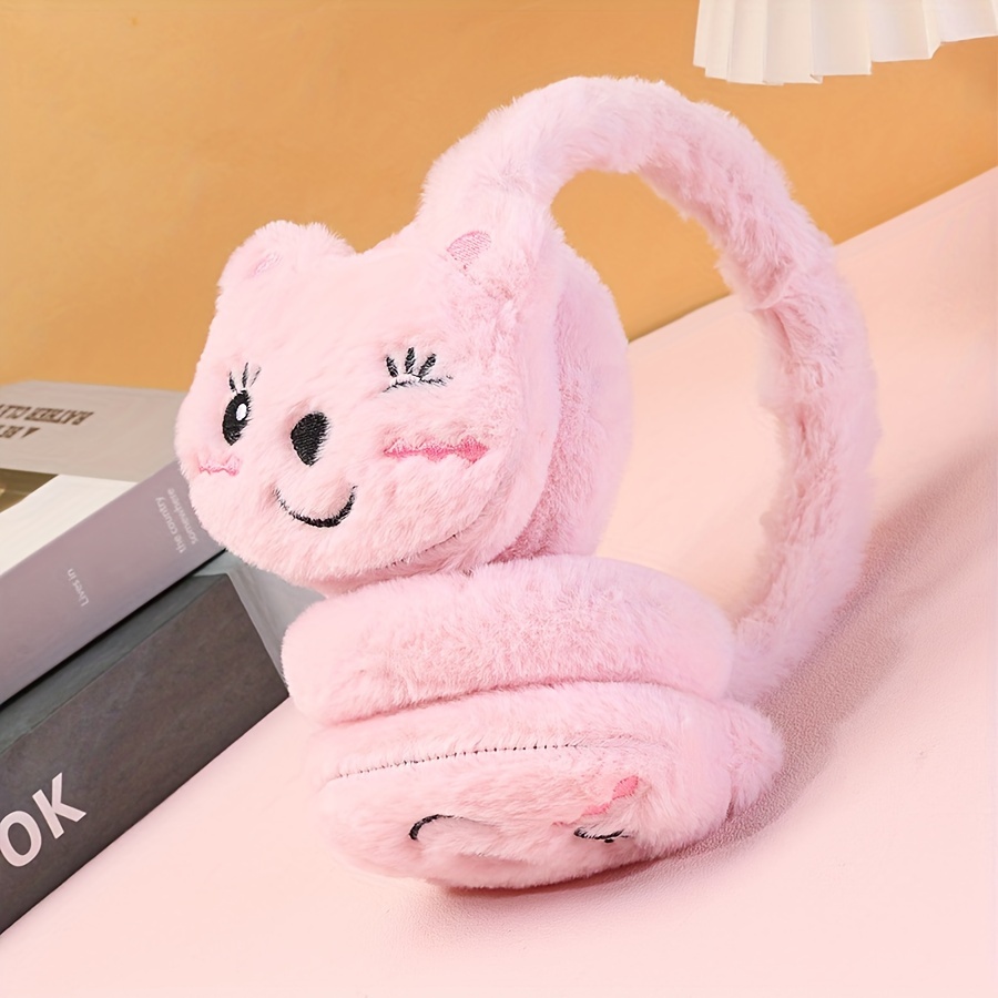 korean version autumn winter plush warm earmuffs plush cute - Temu