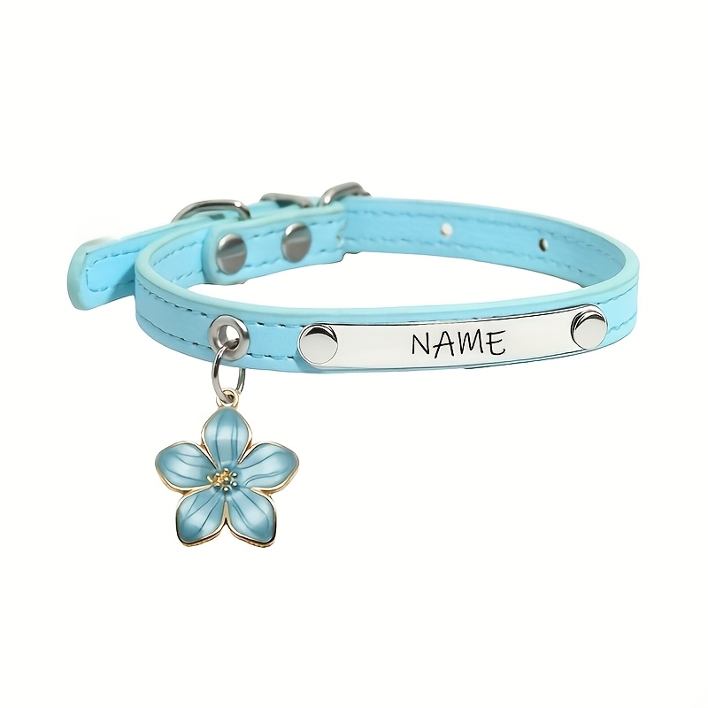 Personalized Customizable Name Cat Collar with Anti-Lost ID Tag