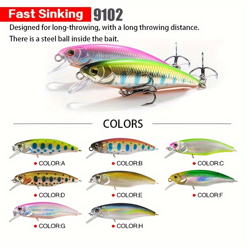 8 New Sinking Micro Bait Lures