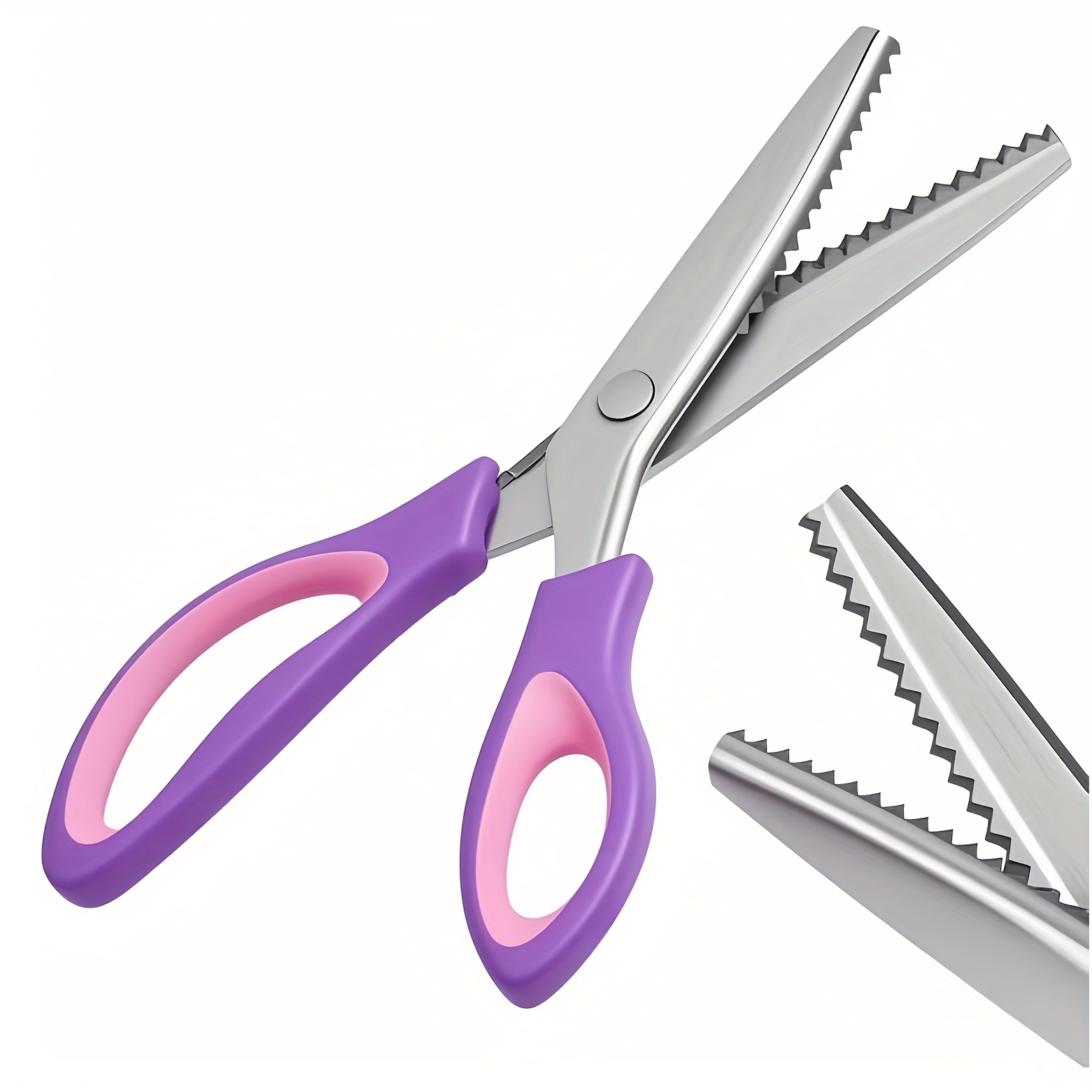 E-shop 9" -Stoffschere, Wellenschere zum Stoffschneiden, Professionelle Handnähschere für die Schneiderei