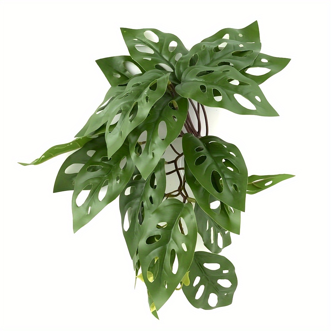 reptile plants terrarium habitat decor artificial - Temu