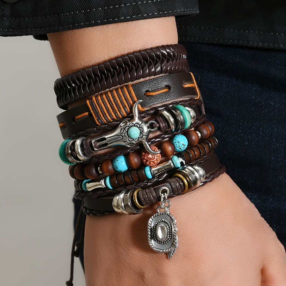 6pcs Unisex Bracelet Set Gift