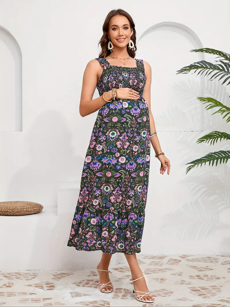 womens maternity dress boho sleeveless spaghetti strap - Temu womens maternity dress boho sleeveless spaghetti strap - Temu