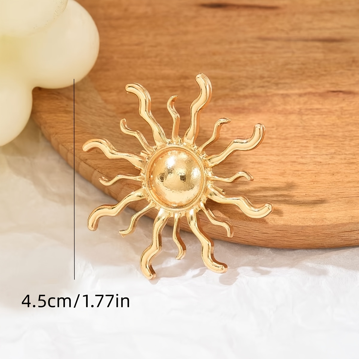 Artistic Sun & Bird Brooch Set, Perfect for Daily Wear