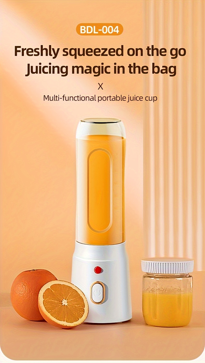 a set electric juicer cup   double cup portable rechargeable small sports juicer cup student   functional juicer cup multi functional usb charging lithium battery power supply   home   travel and outdoor use details 0