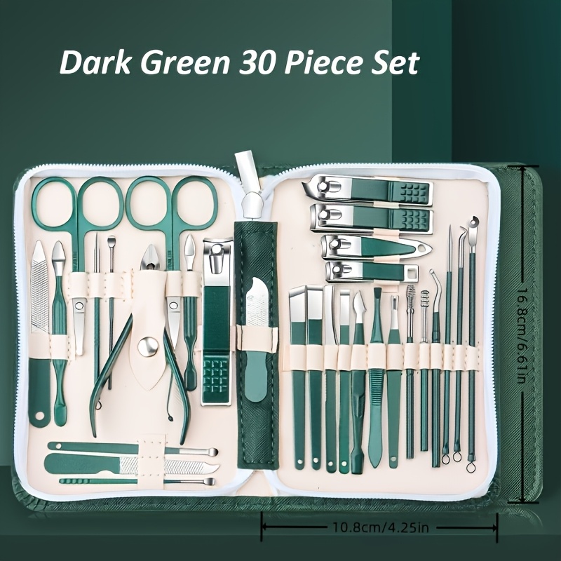 30pcs nail clipper set stainless steel nail clippers nail clippers dead skin clippers nail repair set details 5