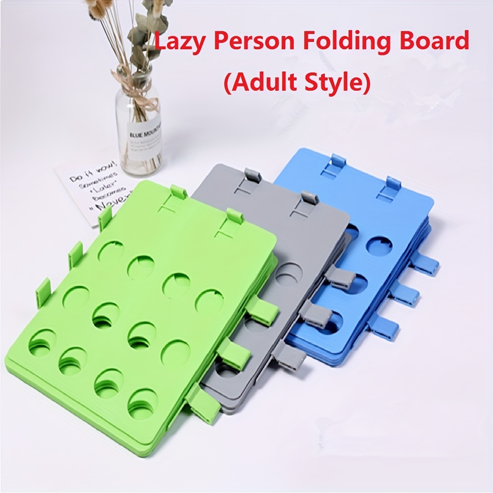 1pc creative   folding board pp material no power required plastic t shirt folder for home and travel   clothes organizer accessory details 0