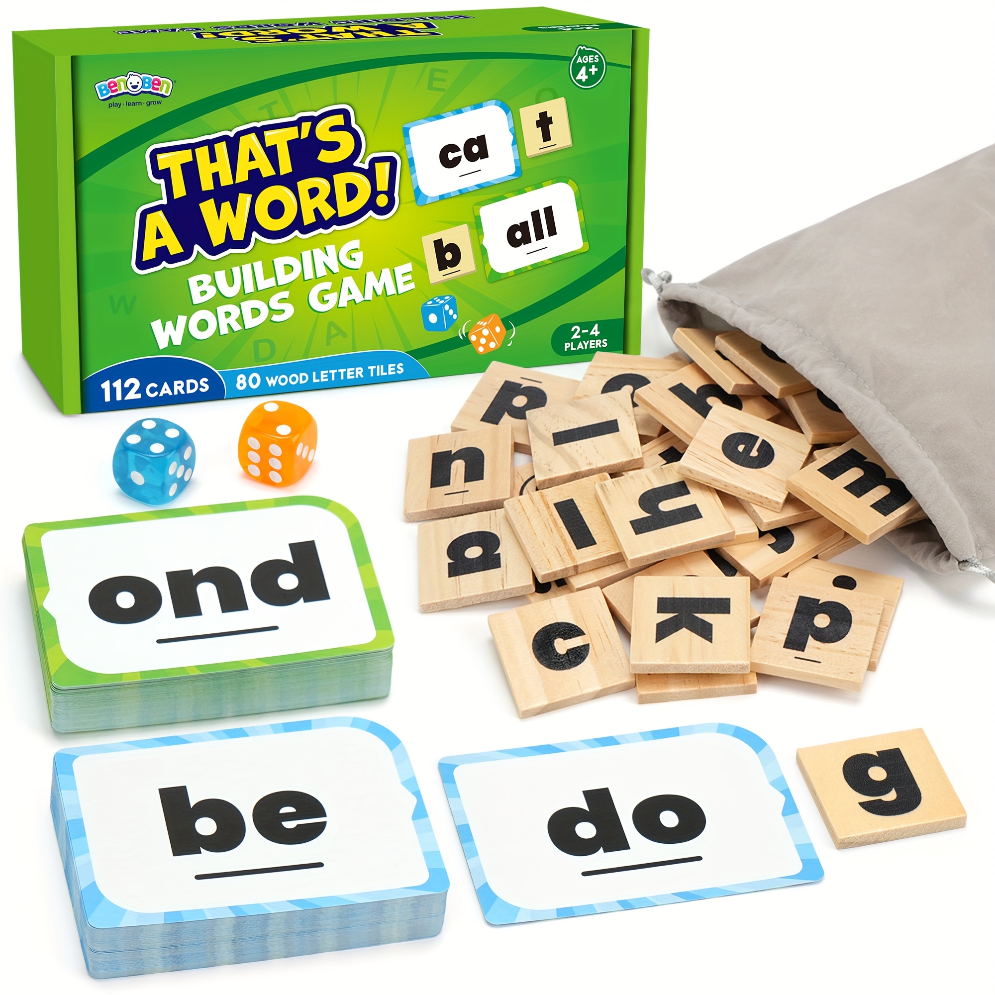 TEMU A Word Featuring 112 Flashcards Designed For Children Aged 4 To 6, Suitable For 1 To . This Game On Cvc Sight Words And Includes Wooden Letter