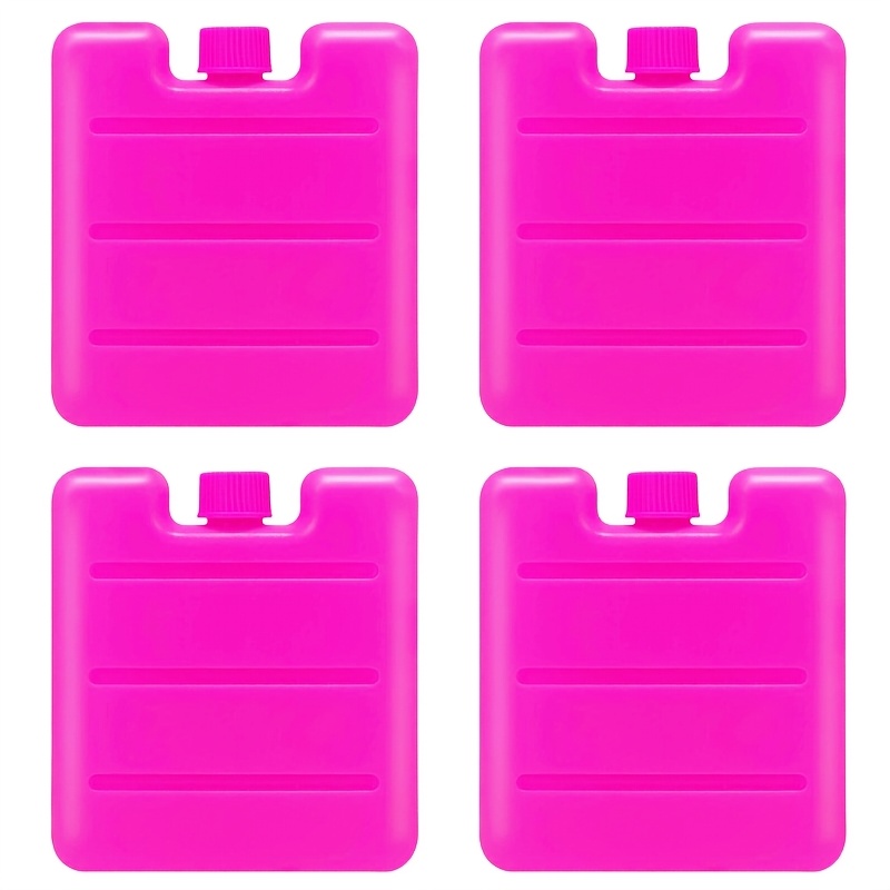 4pcs Reusable Water-filled Ice Packs, Suitable For Camping, Travel, And Picnics To Keep And Cold