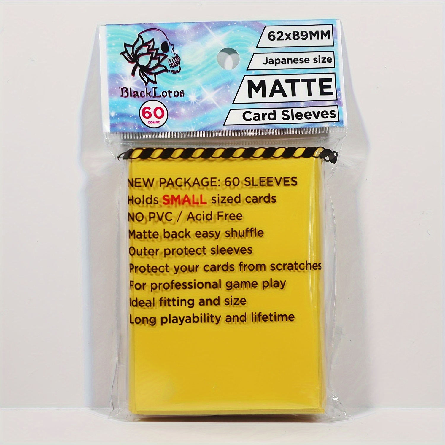 60pcs matte card sleeves 62x89mm premium pp - Temu Bahrain