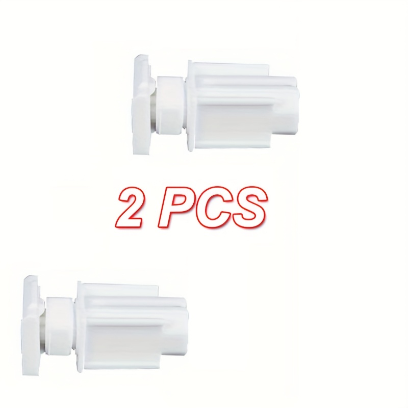 Image of 2pcs Hole-less Blinds Bracket - , Durable Plastic, Suitable For 4.22-5.0cm Shades, Ensures Firm Fixing Without Damaging The Wall, Minimalist Bracket Look