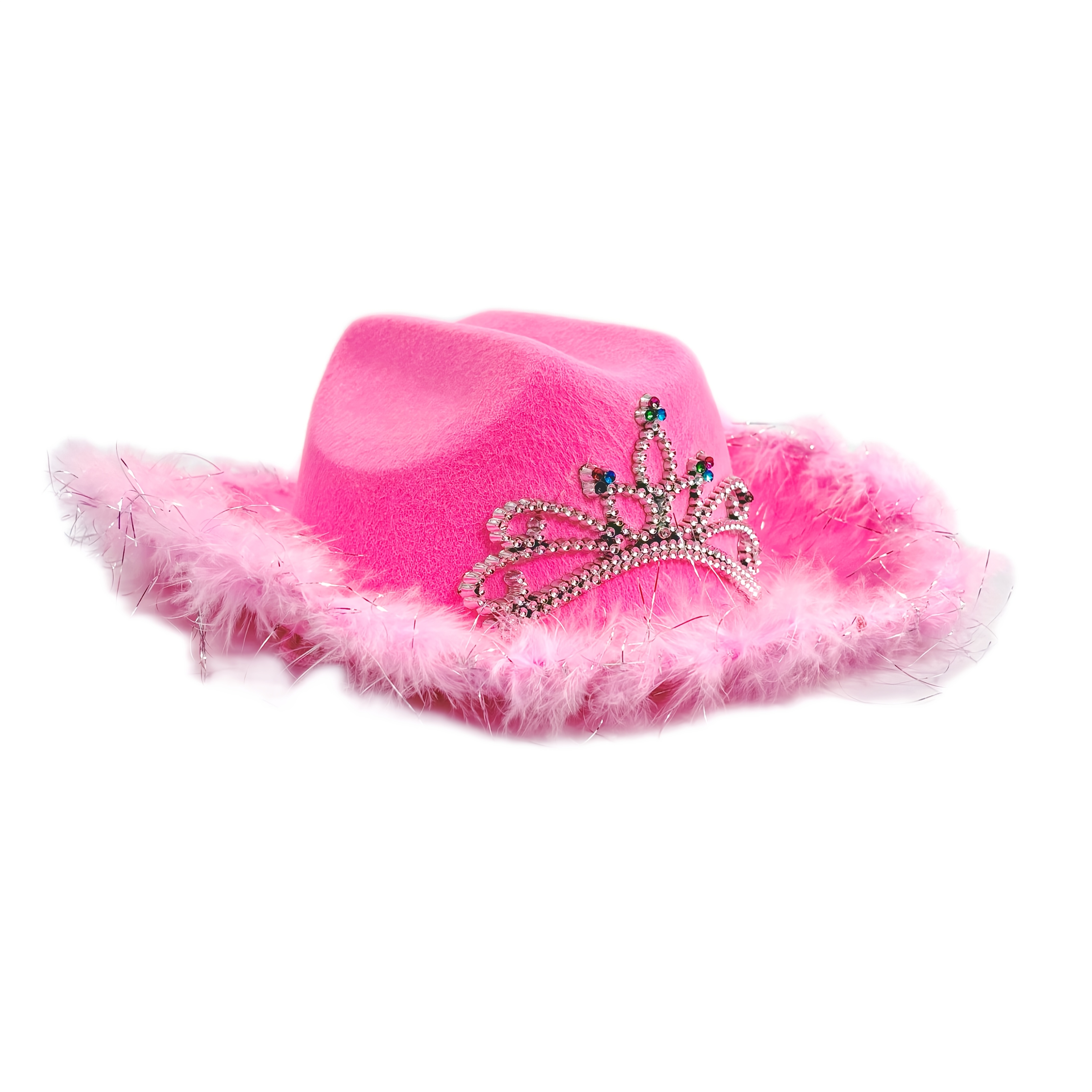6pcs Pink Party Hats with Halloween Crown Design for Kids