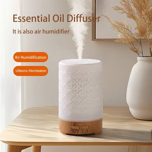 mini desktop lamp technology diffuser air humidifier oil diffuser 150ml colorful led light quiet auto shut off when empty suitable for home office small rooms
