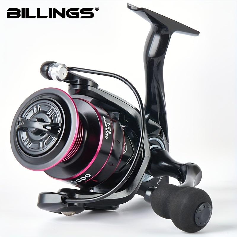 

Billings Fk Series Aluminum Alloy Fishing Reel, 1000-7000 Reel, Nylon Pa Material, Ideal For Sea Rod, Lure Fishing, Long Casting, Micro Fishing, Thanksgiving & Christmas Gift