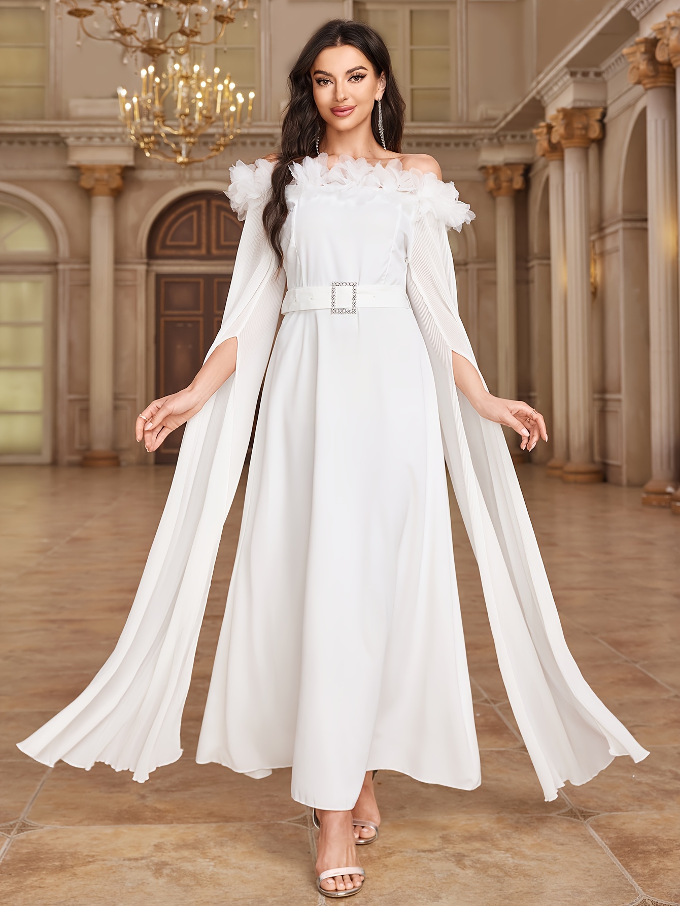 formal kaftan dresses australia Misty Lustre kaftan dress in black – Philosophy Australia main image 0