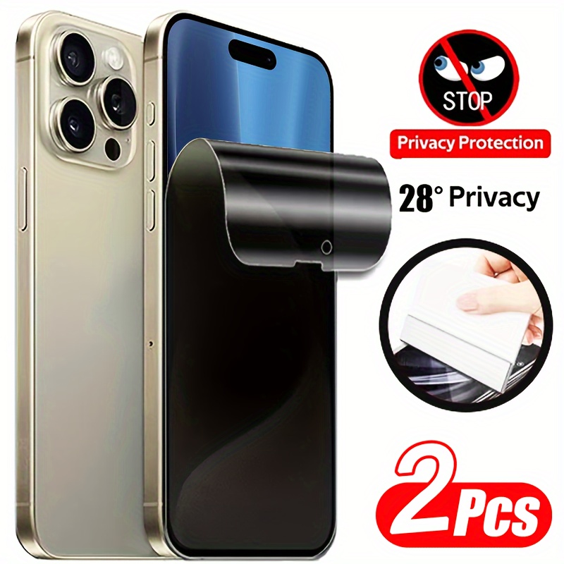 2 Pezzi Vetro Temperato Anti-Spy Per Xiaomi Mi Max 3 | Privacy 9H Copertura Completa | Pellicola Protettiva Anti-Graffio