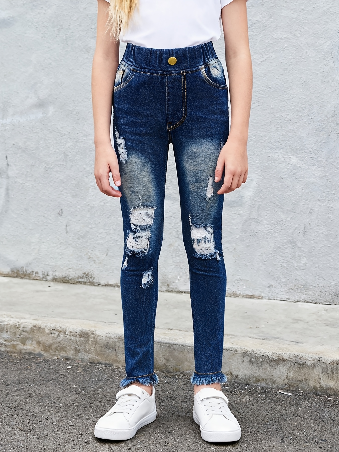 damage jeans for girls accidental jeans girls