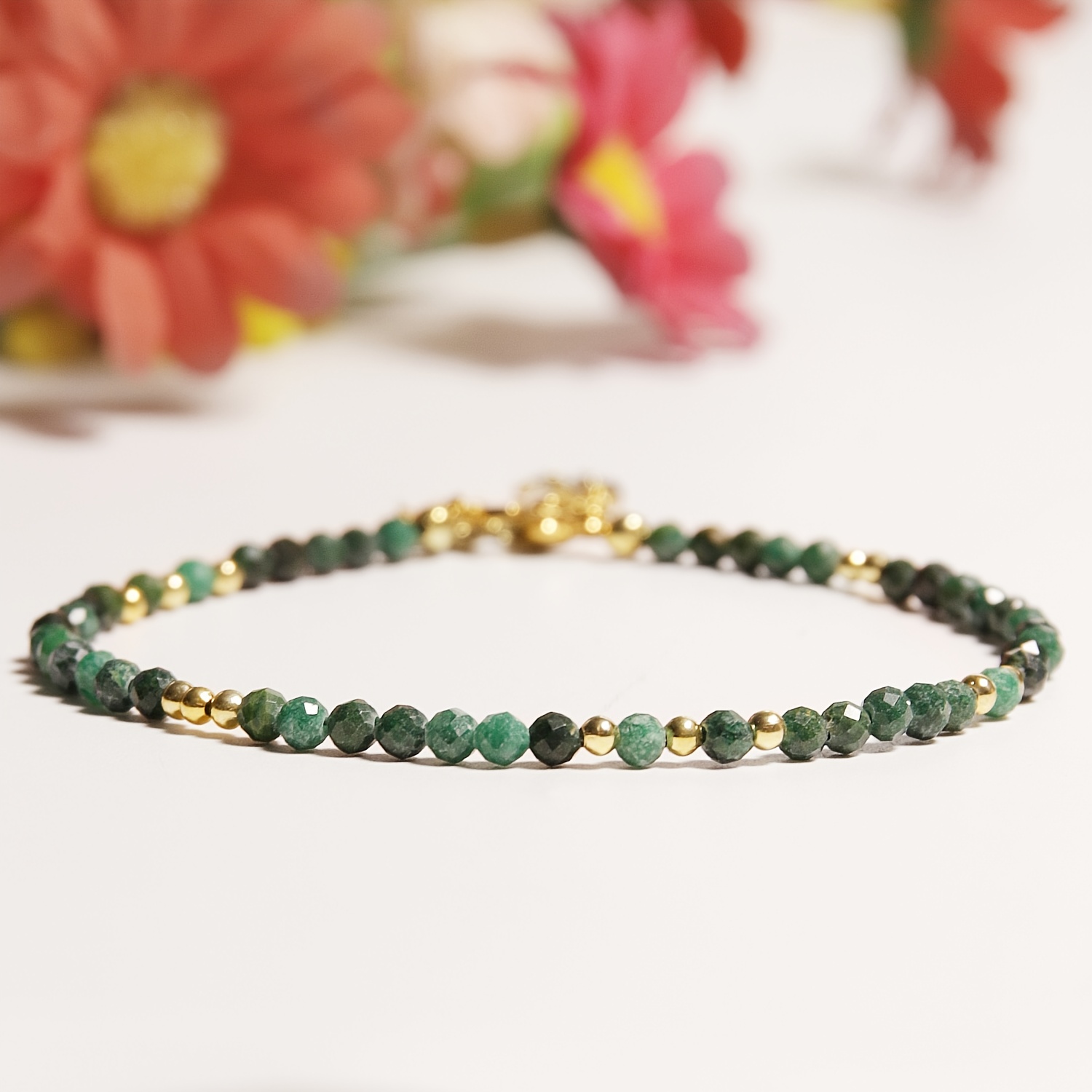 Handcrafted Stone Bracelet - Featuring Beads With A Minimalist Style, Perfect For Layering Or As Birthday Gifts For Women