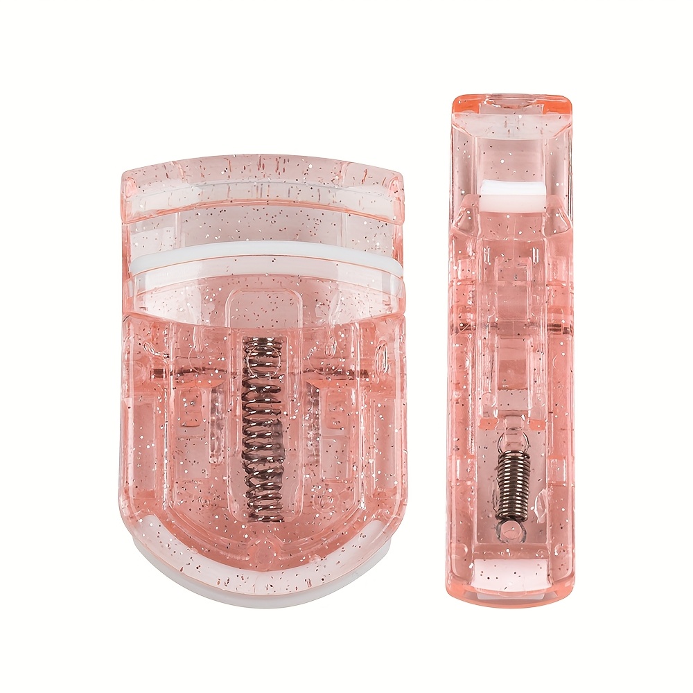 TEMU Nouveau Recourbe-Cils Transparent Orange, Grandes et Petites Tailles, Recourbe-Cils pour un Maintien de de 24 Heures