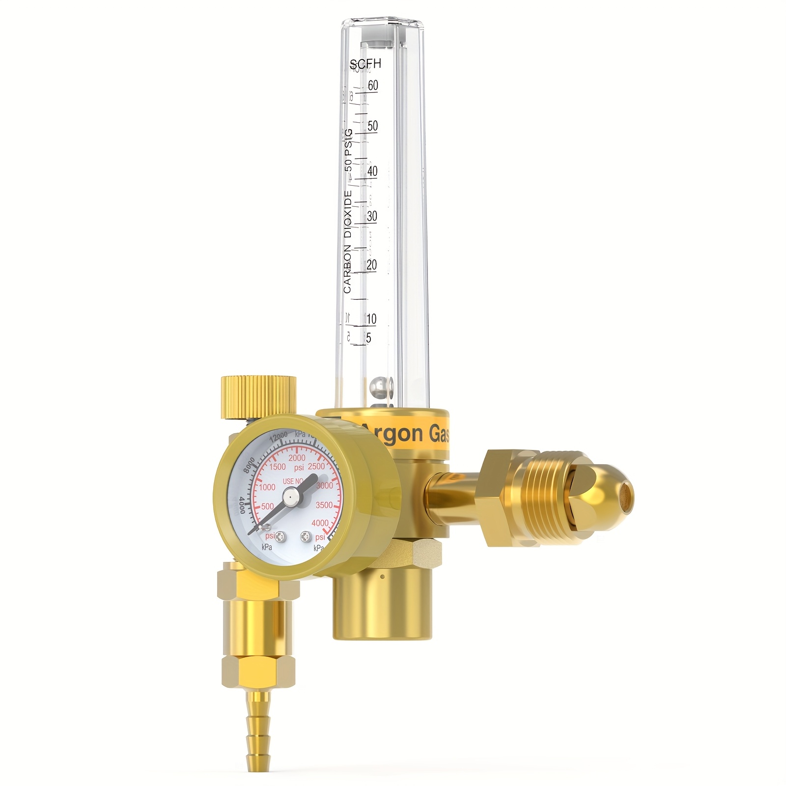 /co2 Mig Tig Flow Meter Gas Regulator Gauge Gas Welding 8.2ft Hose