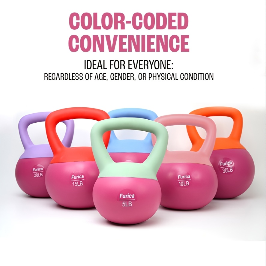 Kettle Bells Set Runwe Strength Training Kettlebells Weight 5lb 10