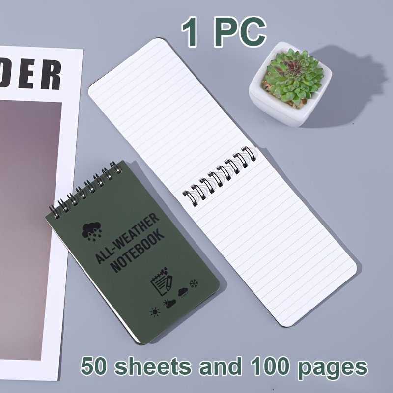 TEMU 50 Sheets Of Page All- Notebooks: 3x5in Miniature, , Personalized Notebooks For Outdoor, , School, And Field Use