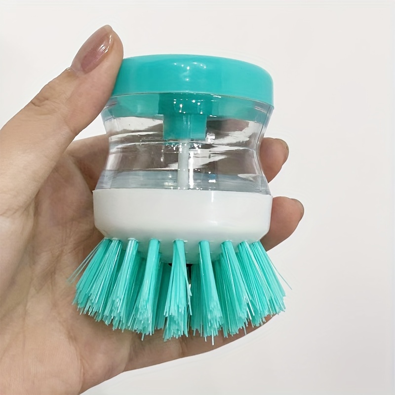 1 Dishwashing Brush Pot Washing Brush Press Liquid