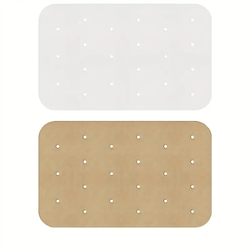 100pcs non stick rectangular parchment paper liners 5 5x8in disposable air fryer liners baking paper oil proof with perforated steamer liners for oven air fryer steamer kitchen utensils kitchen accessories home kitchen supplies Product details 3