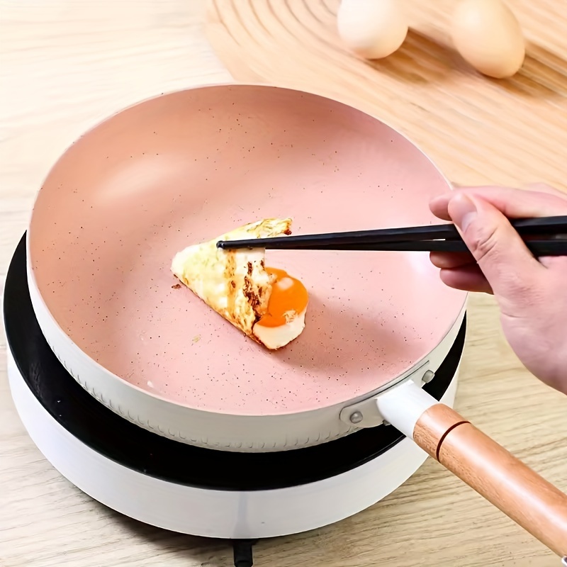 24cm non stick aluminum   with maifan stone coating scratch resistant cookware for fish soups noodles eggs steak more essential kitchen pan details 7