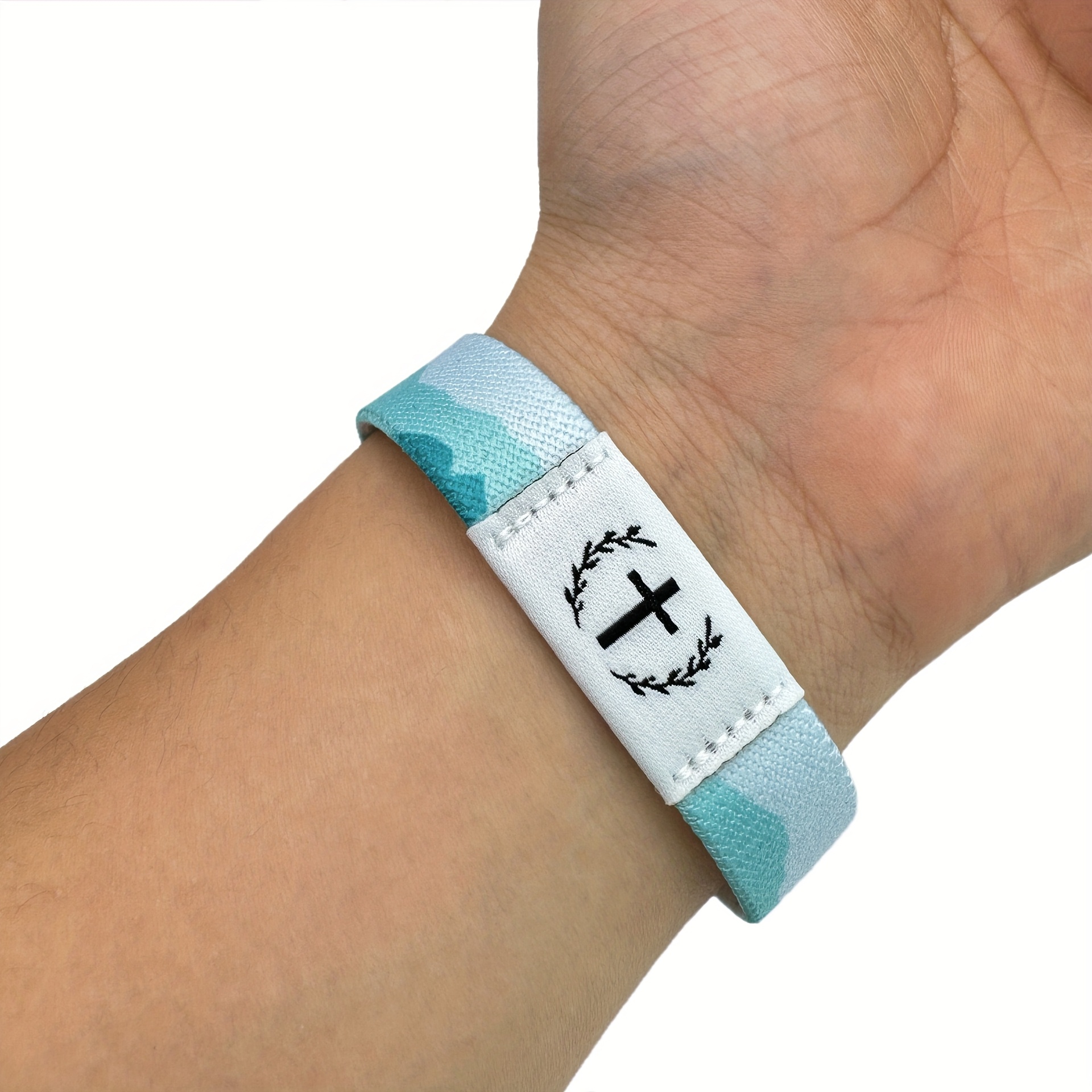 Women's Nylon Bible Wristband with NFC Scripture