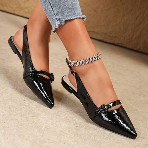 zapatos elegantes para mujer, zapatos de dama , novedad de principios de 2025, estilo y americano, sandalias de punta puntiaguda trasera , zapatos de elegantes para mujer, zapatos s de corte , zapatos para mujer
